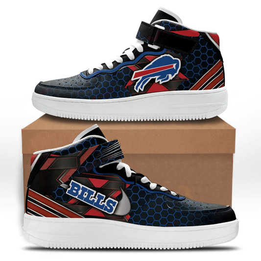 Ideafootwear Buffalo Bills NFL Air Low-Top Sneakers Shoes For Men And Women