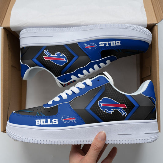 Ideafootwear Buffalo Bills NFL Air Low-Top Sneakers Shoes For Men And Women