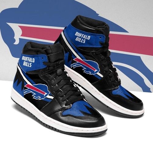 Ideafootwear Buffalo Bills NFL AJ1 High Sneakers Shoes For Men And Women