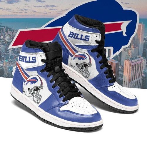 Ideafootwear Buffalo Bills NFL AJ1 High Sneakers Shoes For Men And Women