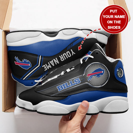Ideafootwear Buffalo Bills NFL AJ13 Sneakers Shoes For Men And Women