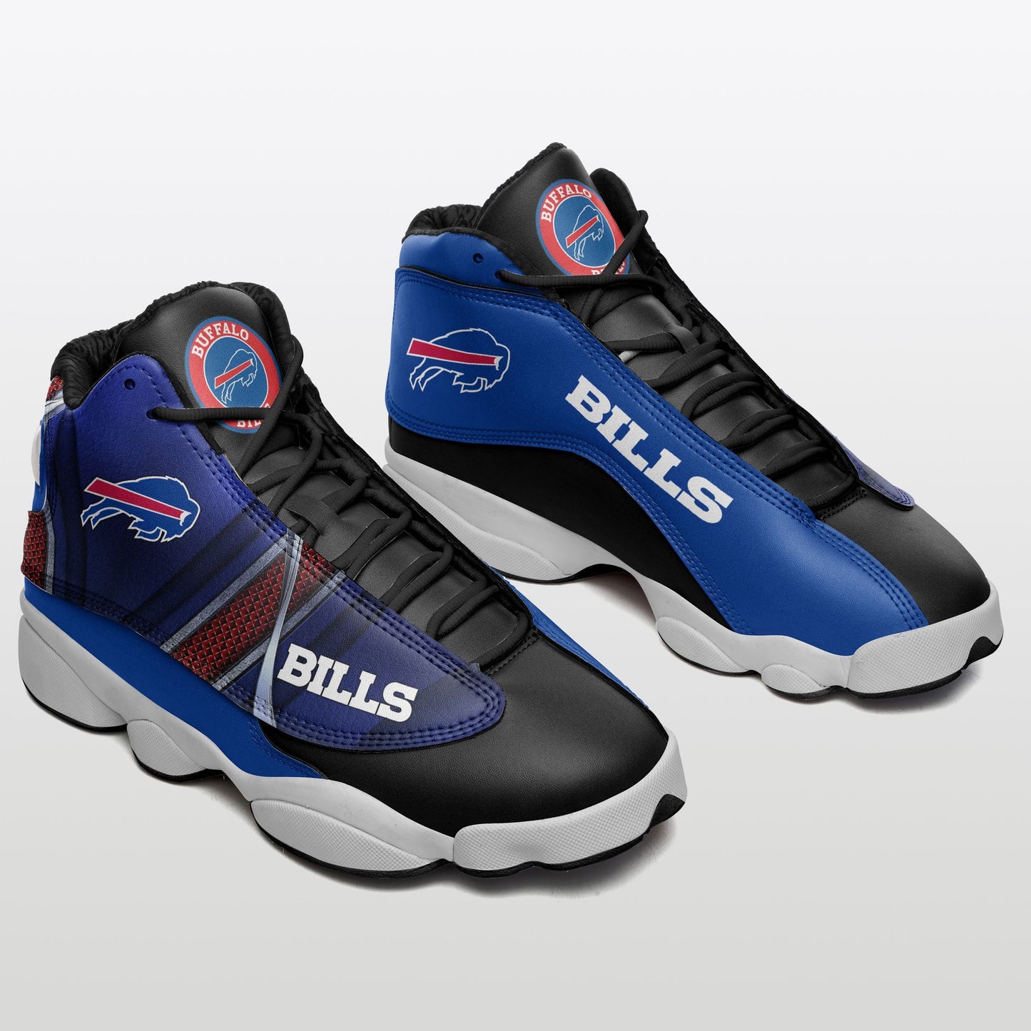 Ideafootwear Buffalo Bills NFL AJ13 Sneakers Shoes For Men And Women