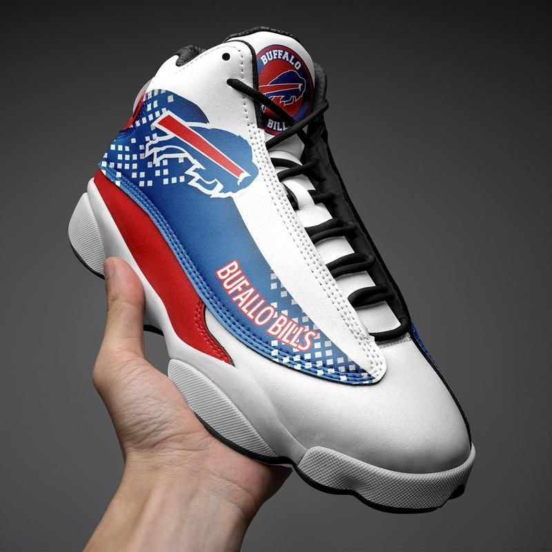 Ideafootwear Buffalo Bills NFL AJ13 Sneakers Shoes For Men And Women