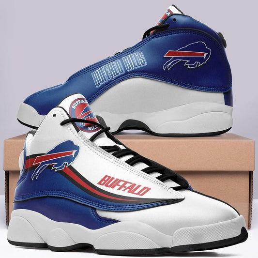 Ideafootwear Buffalo Bills NFL AJ13 Sneakers Shoes For Men And Women