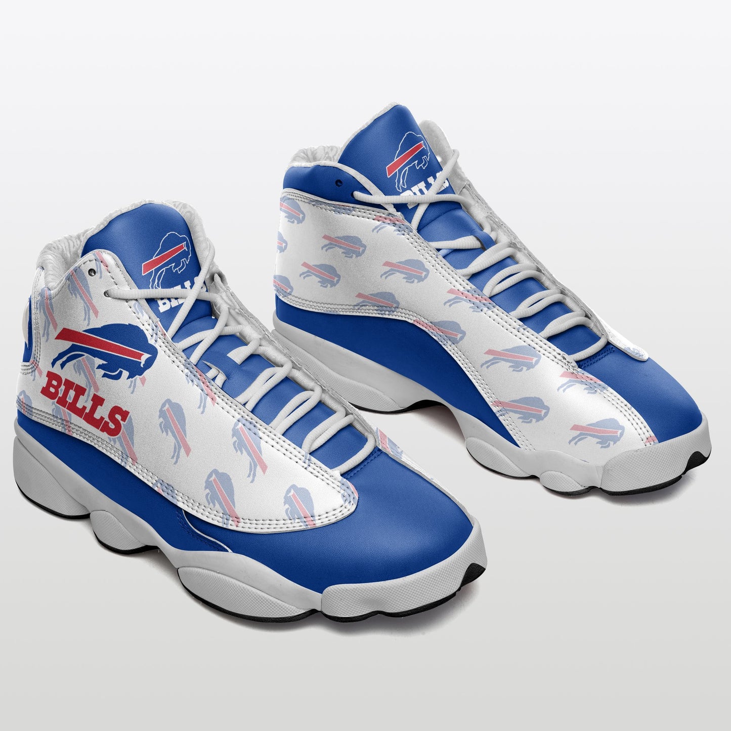 Ideafootwear Buffalo Bills NFL AJ13 Sneakers Shoes For Men And Women