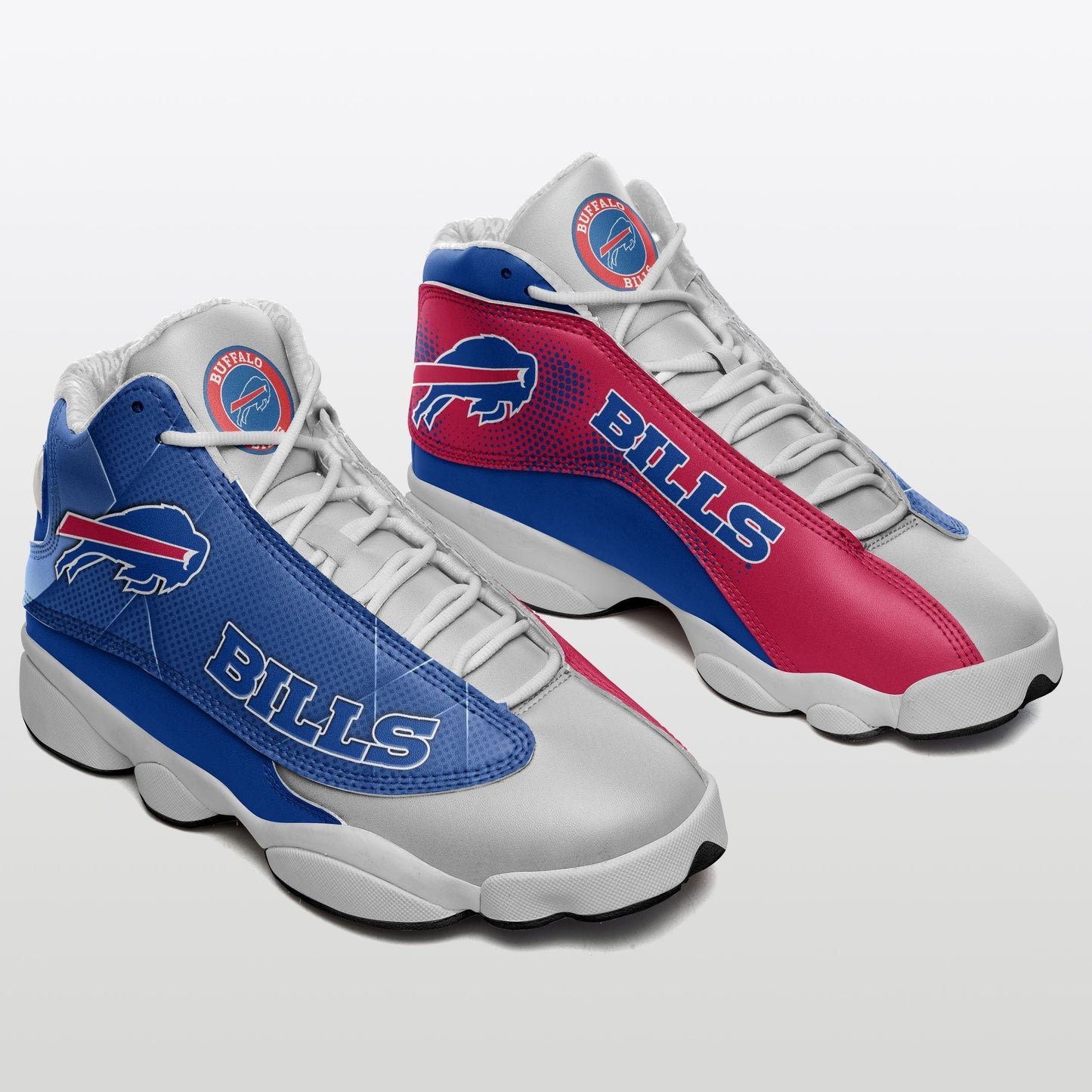 Ideafootwear Buffalo Bills NFL AJ13 Sneakers Shoes For Men And Women