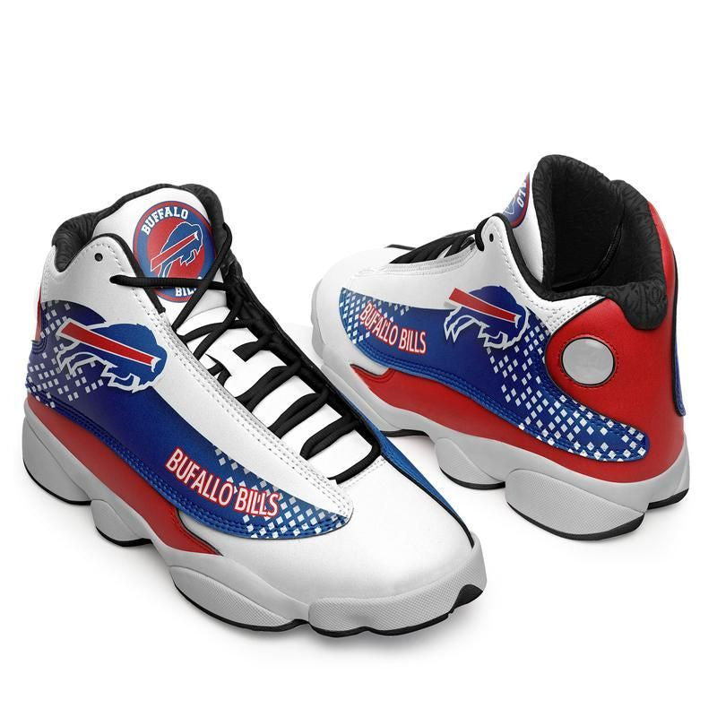 Ideafootwear Buffalo Bills NFL AJ13 Sneakers Shoes For Men And Women