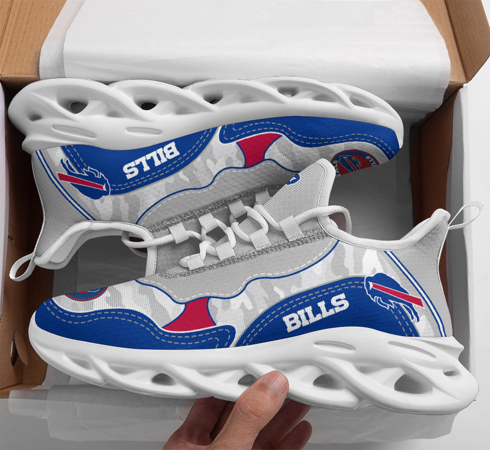 Ideafootwear Buffalo Bills NFL Max Soul Shoes Sneakers For Men And Women