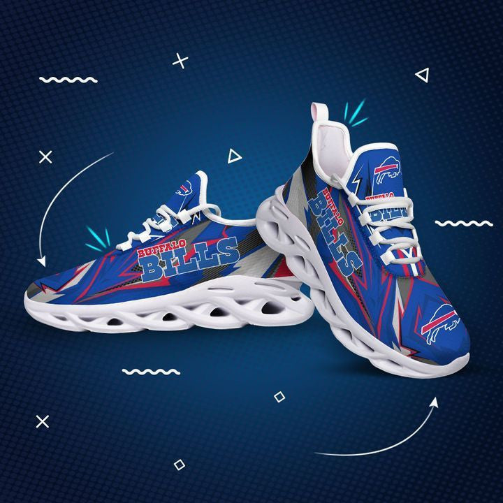 Ideafootwear Buffalo Bills NFL Max Soul Shoes Sneakers For Men And Women