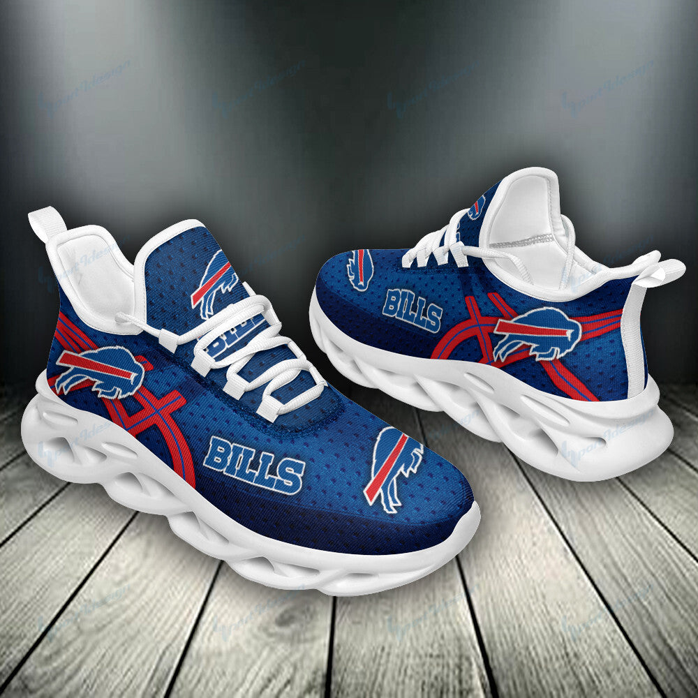 Ideafootwear Buffalo Bills NFL Max Soul Shoes Sneakers For Men And Women