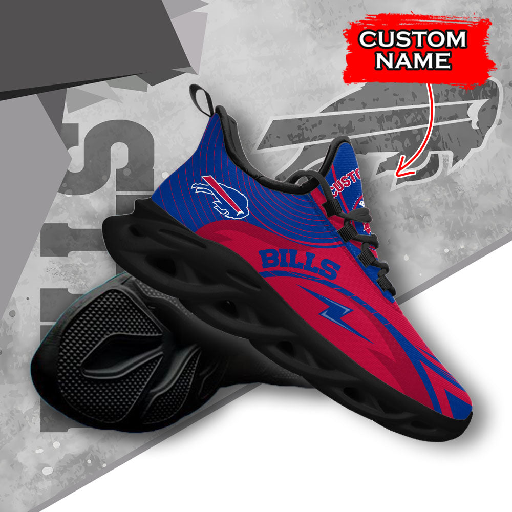 Ideafootwear Buffalo Bills NFL Max Soul Shoes Sneakers For Men And Women