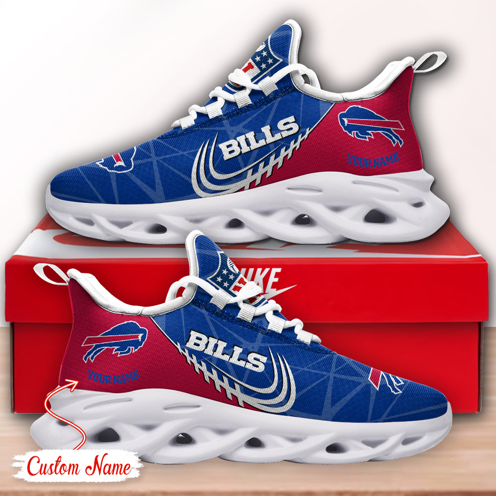 Ideafootwear Buffalo Bills NFL Max Soul Shoes Sneakers For Men And Women