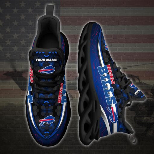 Ideafootwear Buffalo Bills NFL Max Soul Shoes Sneakers For Men And Women