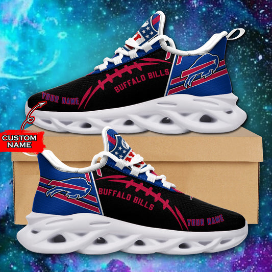 Ideafootwear Buffalo Bills NFL Max Soul Shoes Sneakers For Men And Women