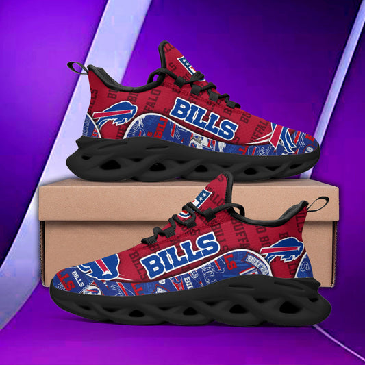 Ideafootwear Buffalo Bills NFL Max Soul Shoes Sneakers For Men And Women