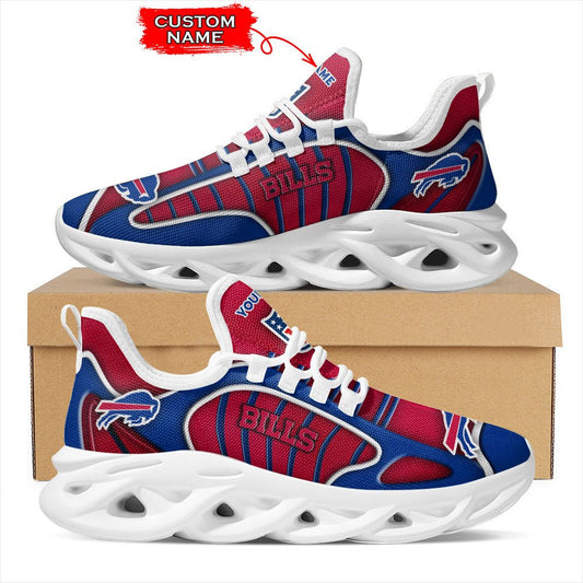 Ideafootwear Buffalo Bills NFL Max Soul Shoes Sneakers For Men And Women
