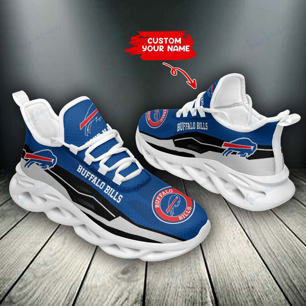 Ideafootwear Buffalo Bills NFL Max Soul Shoes Sneakers For Men And Women