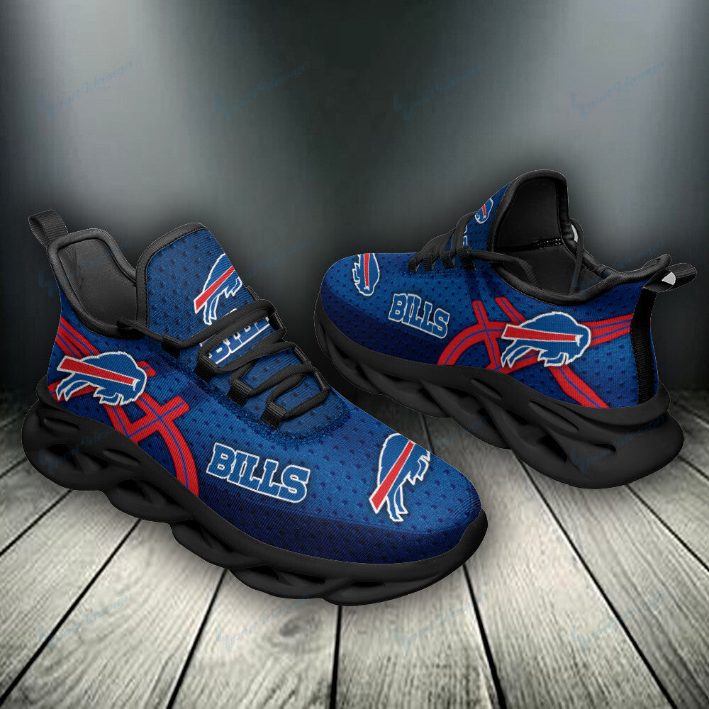 Ideafootwear Buffalo Bills NFL Max Soul Shoes Sneakers For Men And Women