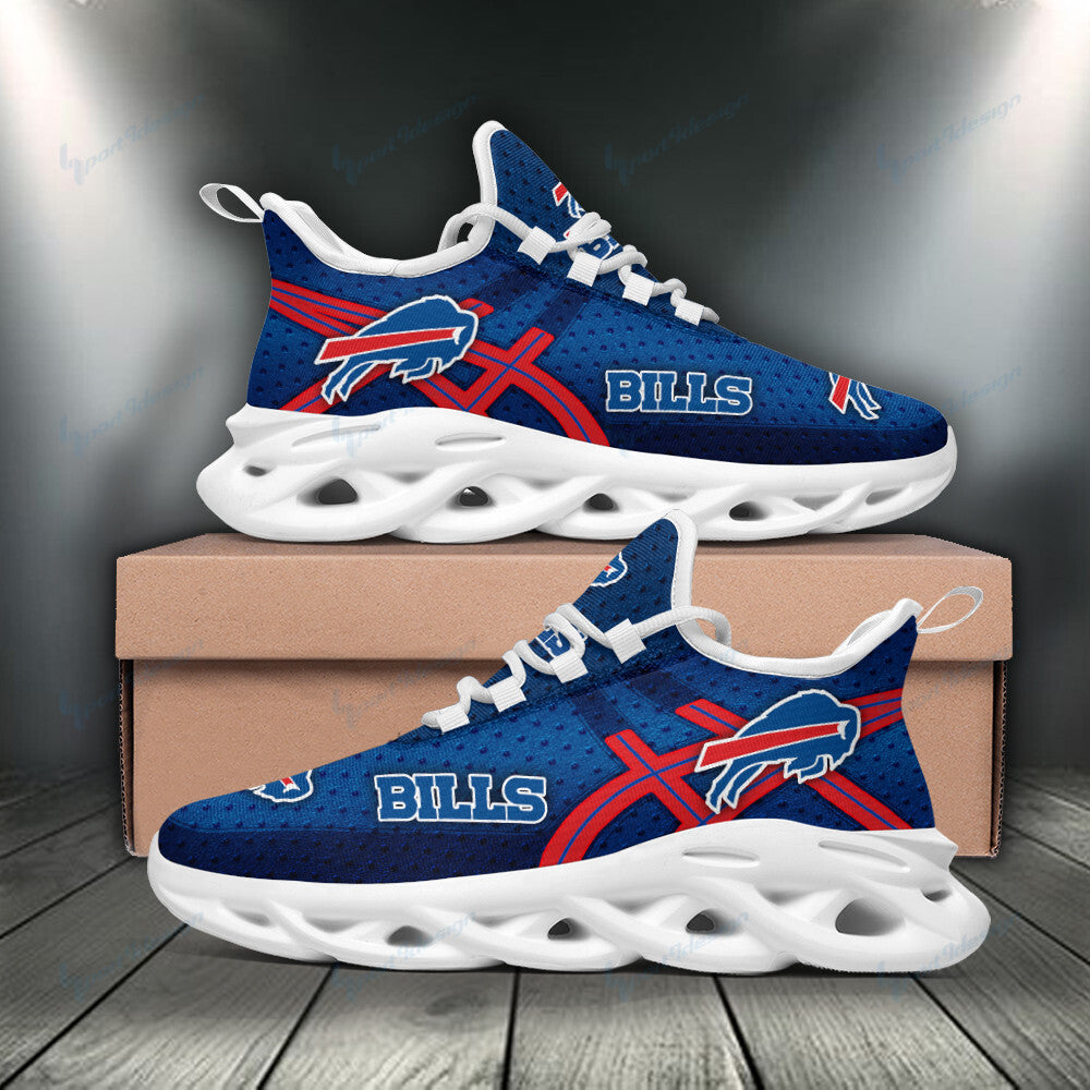 Ideafootwear Buffalo Bills NFL Max Soul Shoes Sneakers For Men And Women