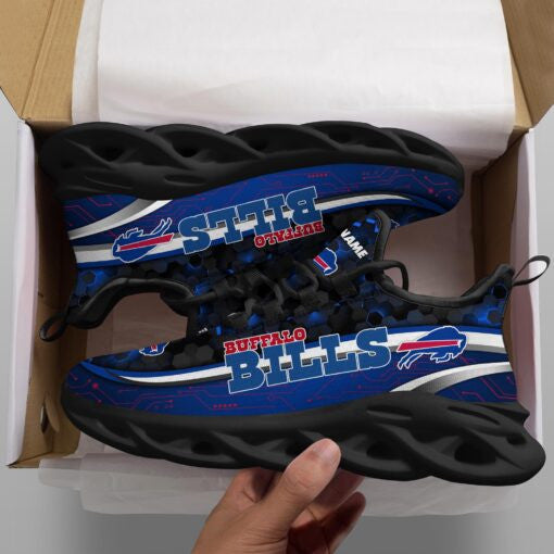 Ideafootwear Buffalo Bills NFL Max Soul Shoes Sneakers For Men And Women