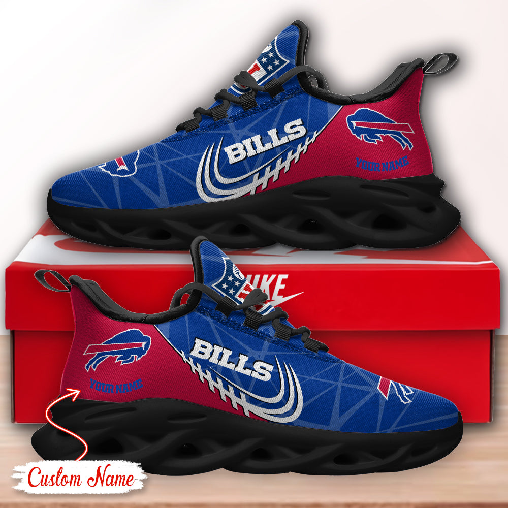 Ideafootwear Buffalo Bills NFL Max Soul Shoes Sneakers For Men And Women