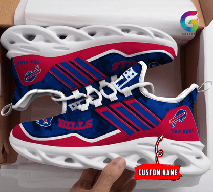 Ideafootwear Buffalo Bills NFL Max Soul Shoes Sneakers For Men And Women