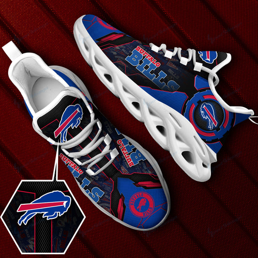 Ideafootwear Buffalo Bills NFL Max Soul Shoes Sneakers For Men And Women