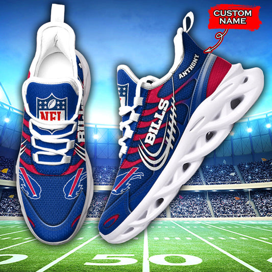 Ideafootwear Buffalo Bills NFL Max Soul Shoes Sneakers For Men And Women