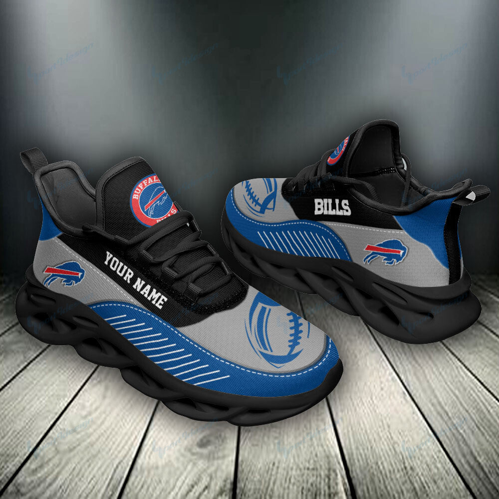 Ideafootwear Buffalo Bills NFL Max Soul Shoes Sneakers For Men And Women