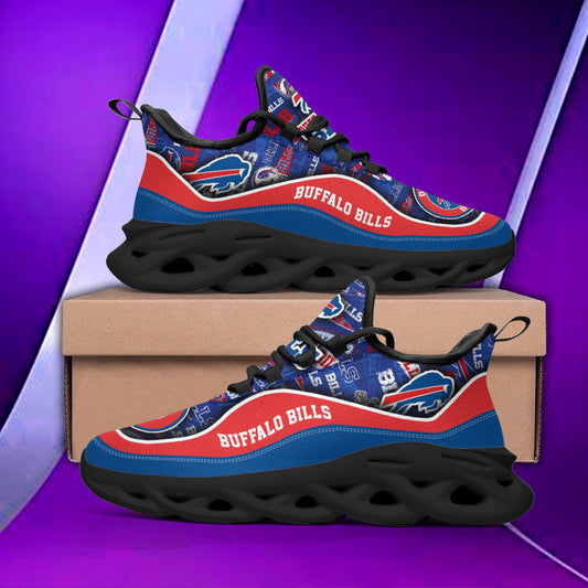 Ideafootwear Buffalo Bills NFL Max Soul Shoes Sneakers For Men And Women