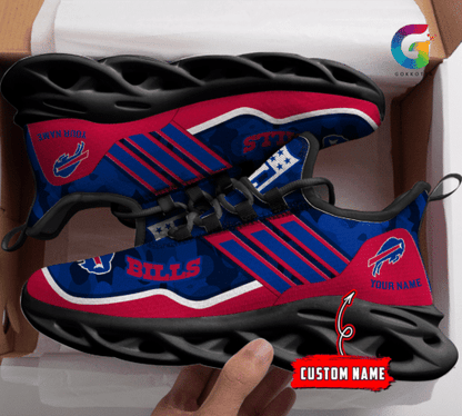 Ideafootwear Buffalo Bills NFL Max Soul Shoes Sneakers For Men And Women