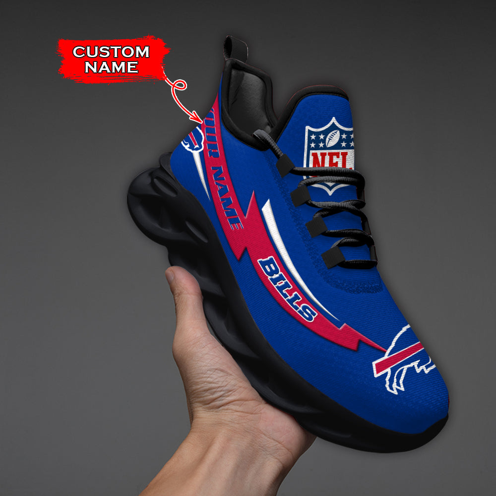 Ideafootwear Buffalo Bills NFL Max Soul Shoes Sneakers For Men And Women