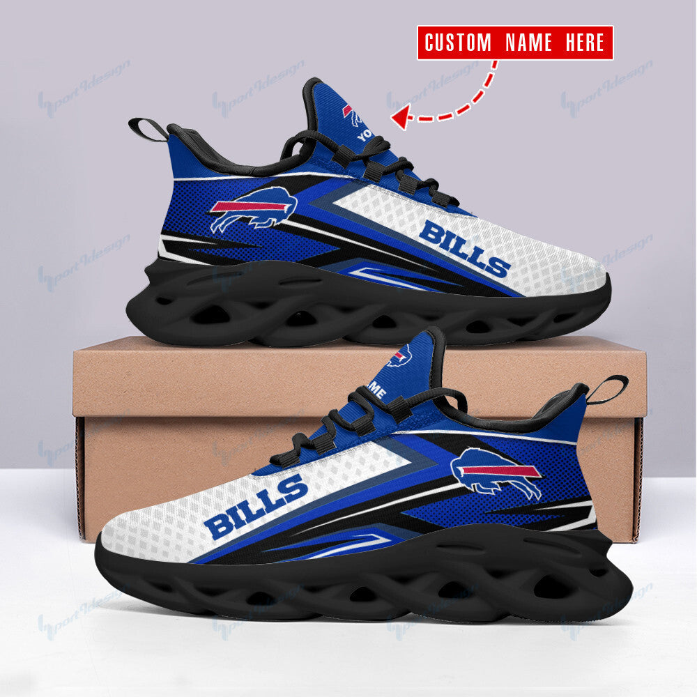 Ideafootwear Buffalo Bills NFL Max Soul Shoes Sneakers For Men And Women