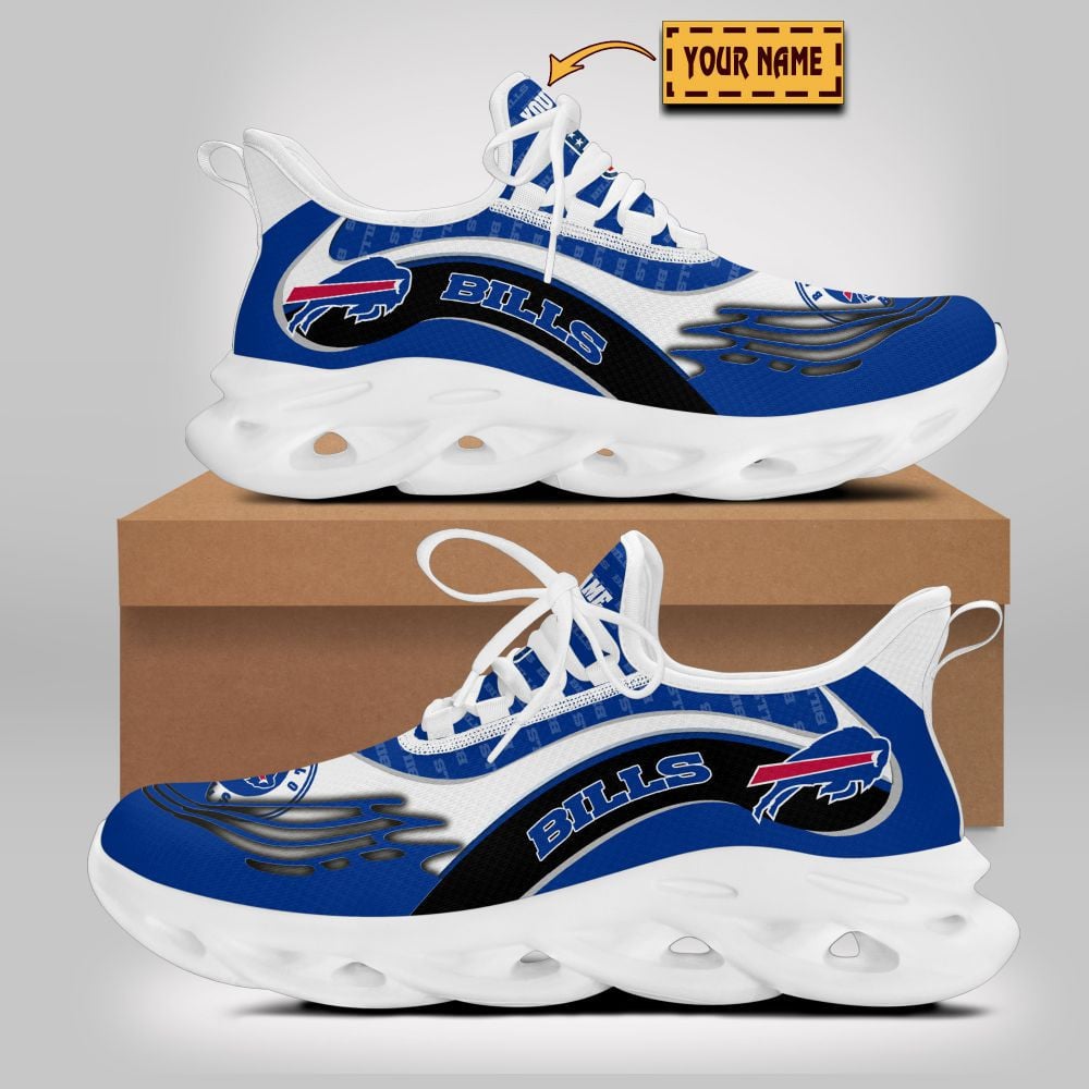 Ideafootwear Buffalo Bills NFL Max Soul Shoes Sneakers For Men And Women