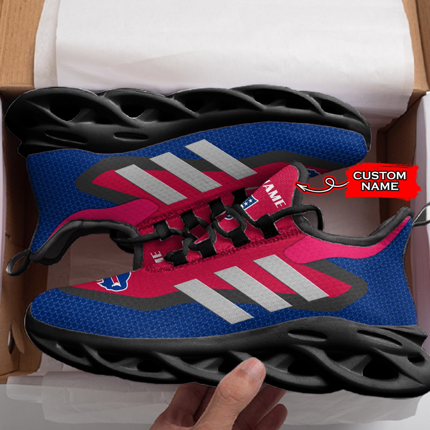 Ideafootwear Buffalo Bills NFL Max Soul Shoes Sneakers For Men And Women