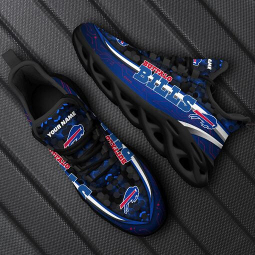 Ideafootwear Buffalo Bills NFL Max Soul Shoes Sneakers For Men And Women