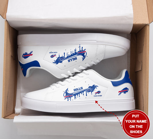 Ideafootwear Buffalo Bills Skate Stan Shoes Sneakes For Men And Women