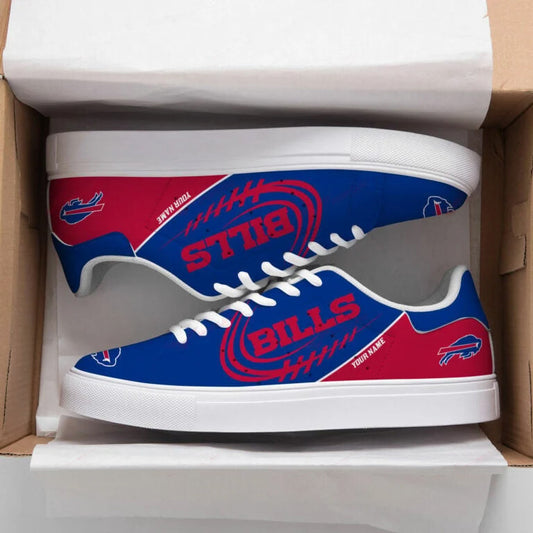 Ideafootwear Buffalo Bills Skate Stan Shoes Sneakes For Men And Women