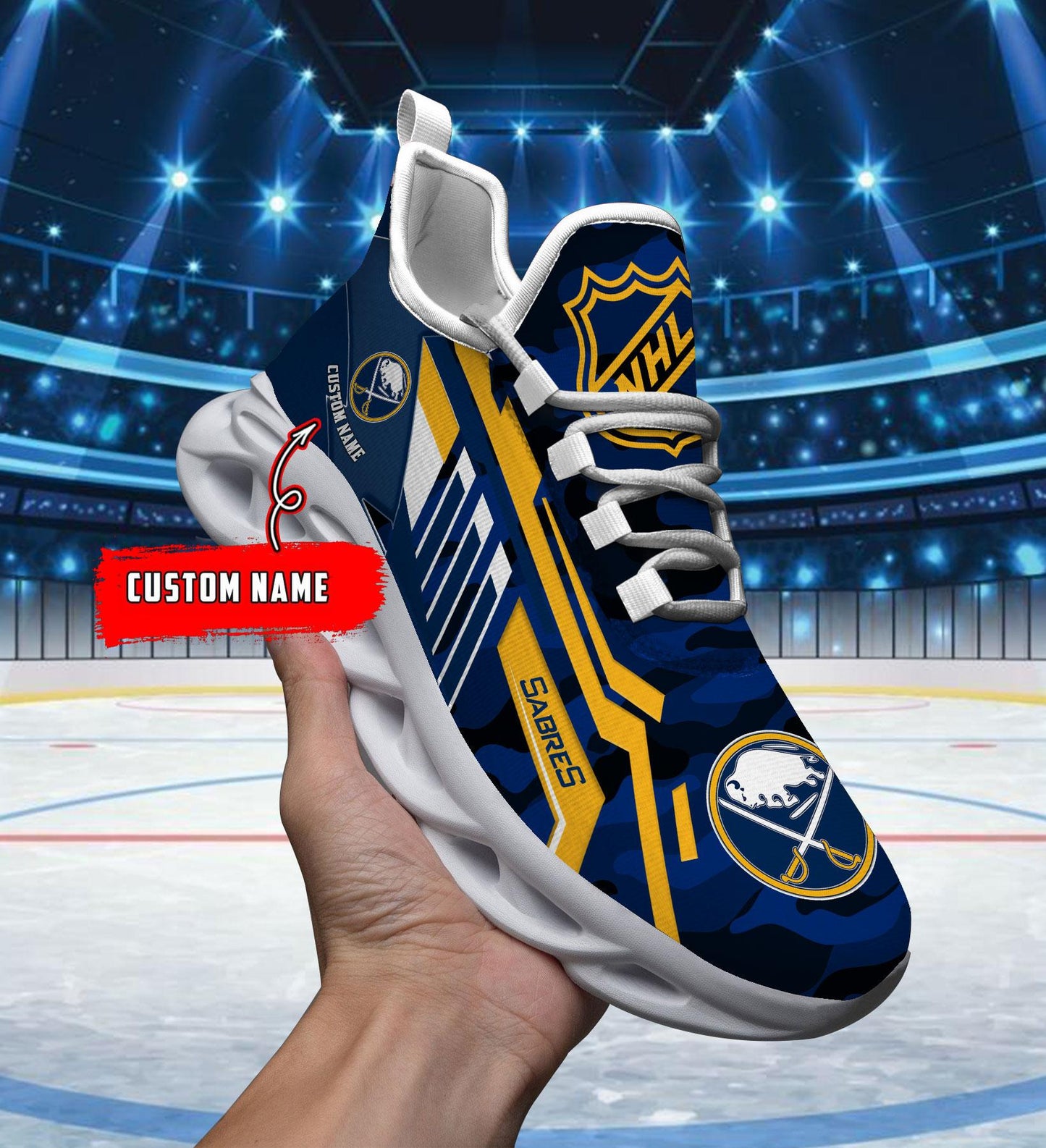 Ideafootwear Buffalo Sabres Max Soul Shoes Sneakers For Men And Women