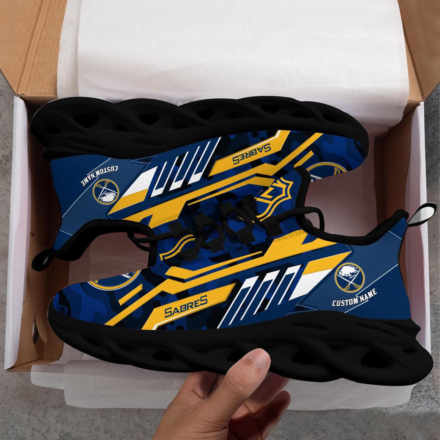 Ideafootwear Buffalo Sabres Max Soul Shoes Sneakers For Men And Women