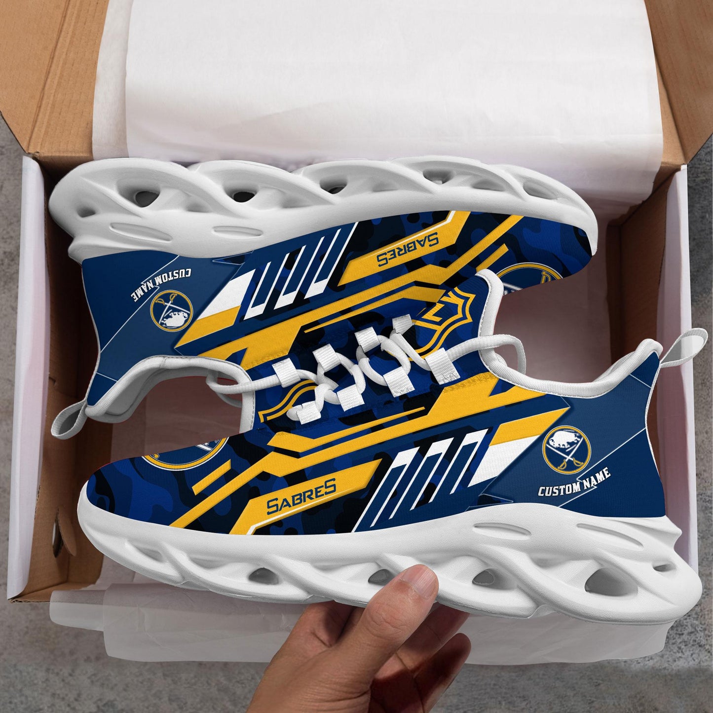 Ideafootwear Buffalo Sabres Max Soul Shoes Sneakers For Men And Women