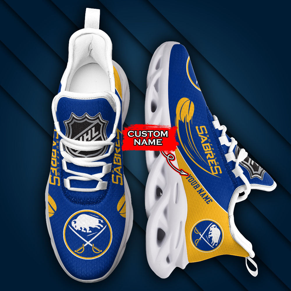 Ideafootwear Buffalo Sabres NHL Max Soul Shoes Sneakers For Men And Women