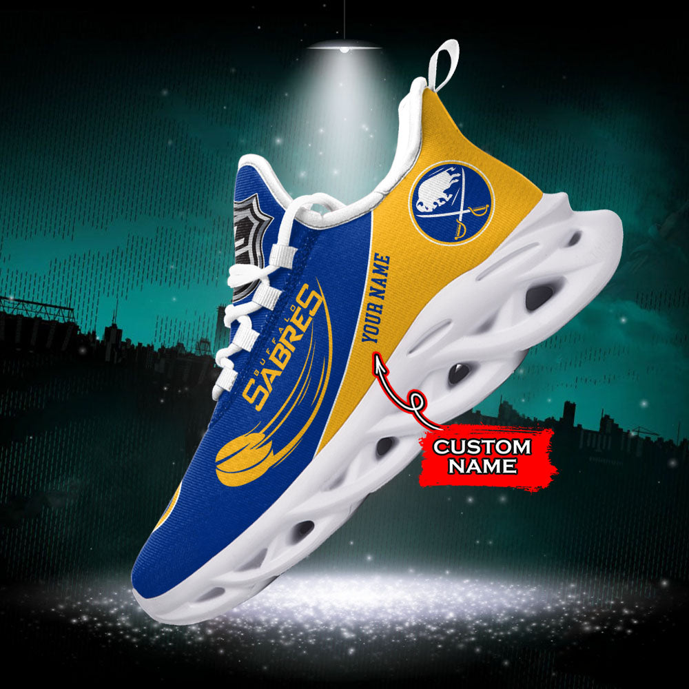 Ideafootwear Buffalo Sabres NHL Max Soul Shoes Sneakers For Men And Women