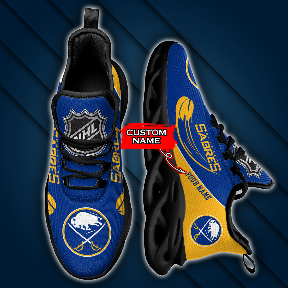 Ideafootwear Buffalo Sabres NHL Max Soul Shoes Sneakers For Men And Women