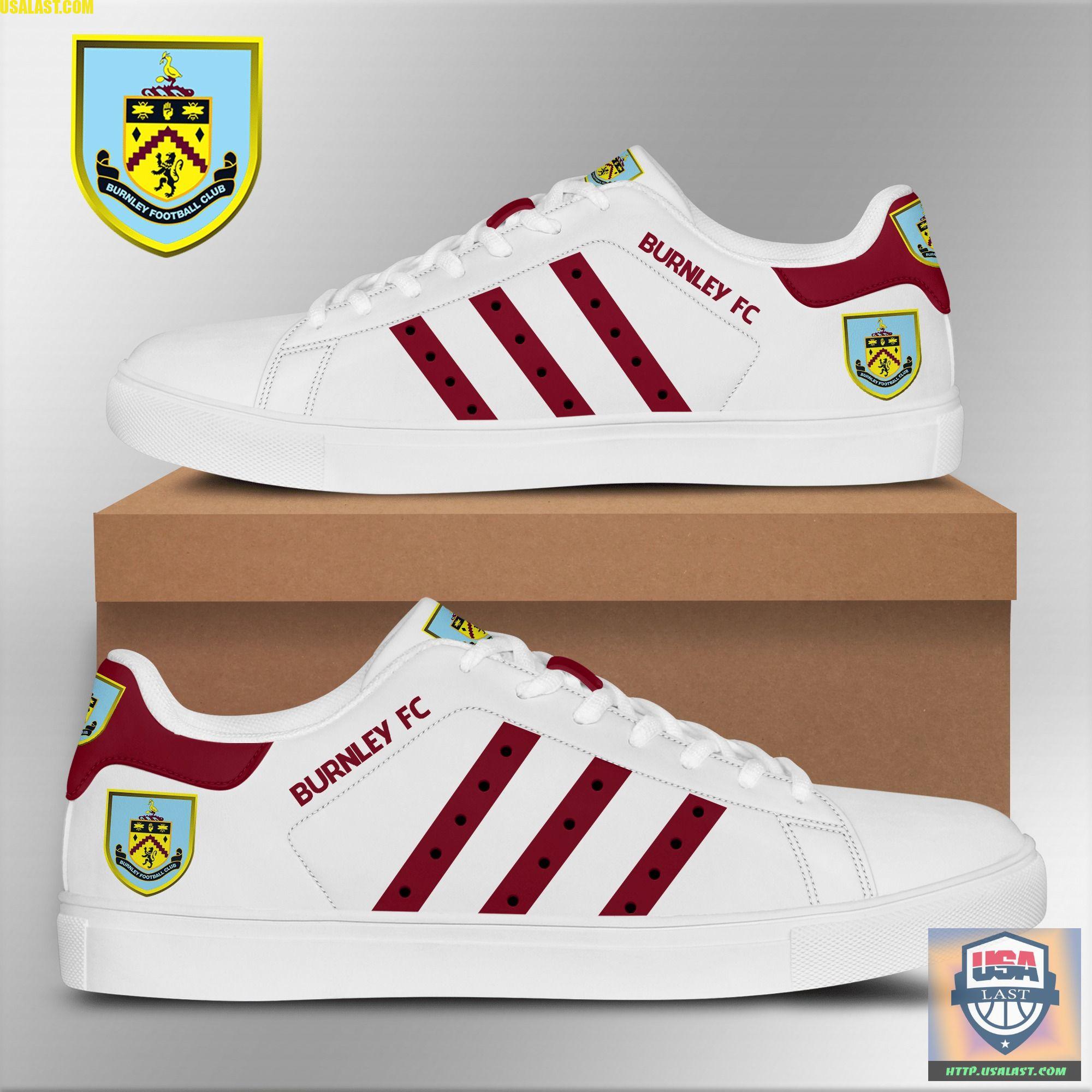 Ideafootwear Burnley FC Skate Stan Shoes Sneakes For Men And Women