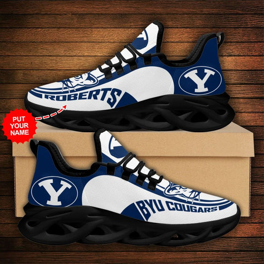 Ideafootwear BYU Cougars Max Soul Shoes Sneakers For Men And Women