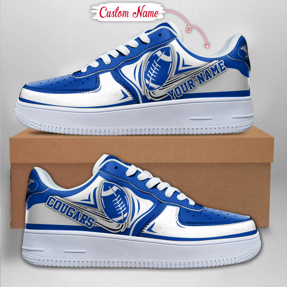 Ideafootwear BYU Cougars NCAA Air Low-Top Sneakers Shoes For Men And Women