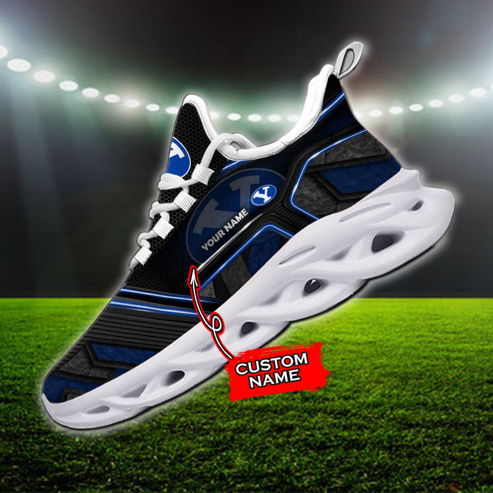 Ideafootwear BYU Cougars NCAA Max Soul Shoes Sneakers For Men And Women