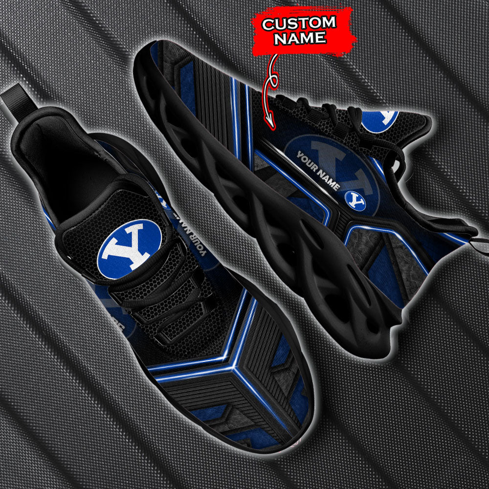 Ideafootwear BYU Cougars NCAA Max Soul Shoes Sneakers For Men And Women