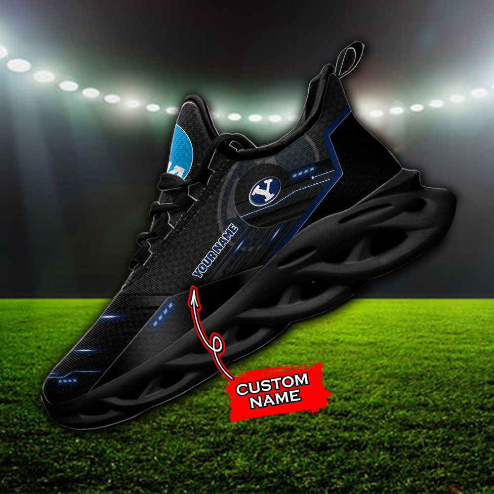 Ideafootwear BYU Cougars NCAA Max Soul Shoes Sneakers For Men And Women
